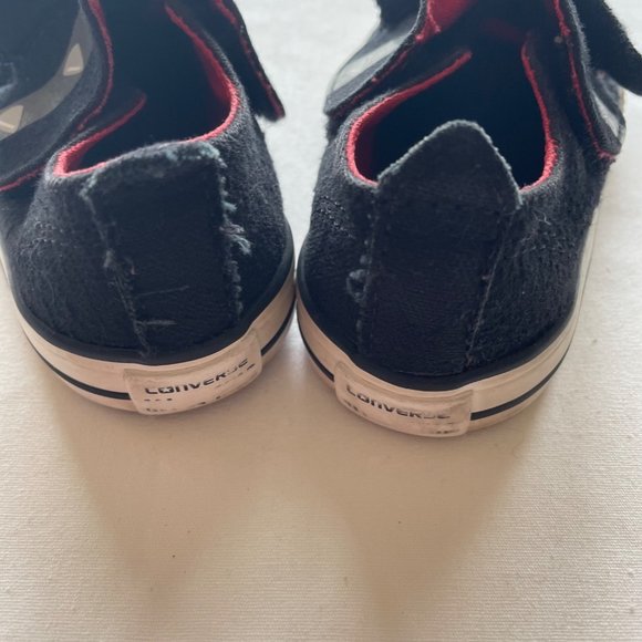 Converse Black Dog Sneakers Size 6 - Picture 7 of 12